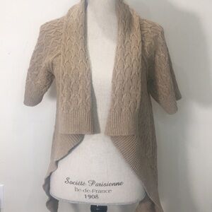 Banana Republic Tan Cable Knit Sweater